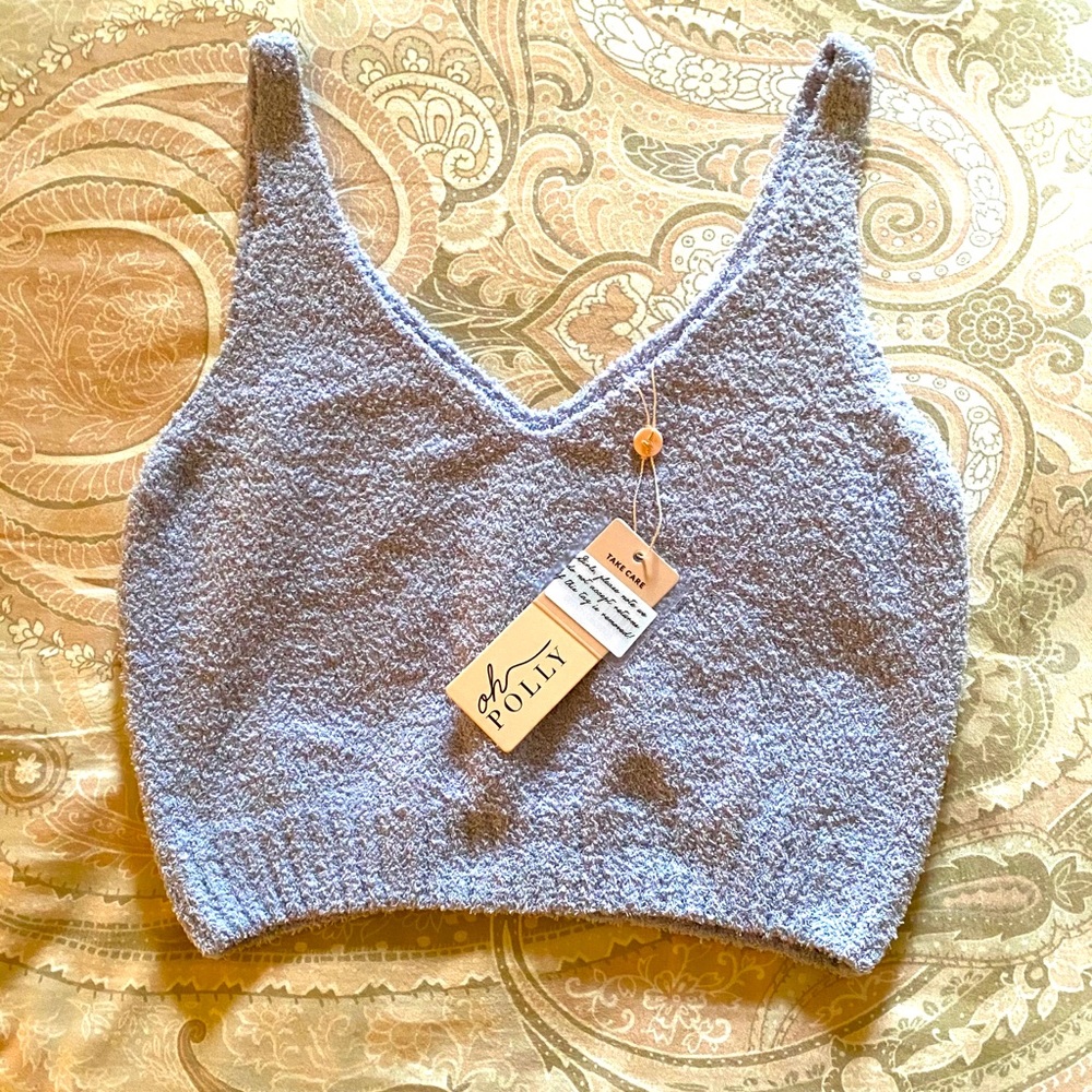Polly cropped tank top